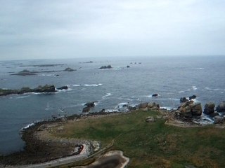 Vue phare Ile Vierge