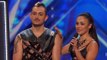 Deadly Games Knife Throwing Couple Keeps Everyone in Suspense America's Got Talent 2016 Auditions