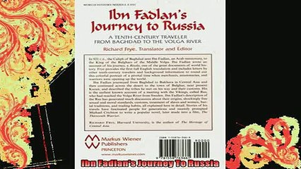 READ book  Ibn Fadlans Journey To Russia Full Free