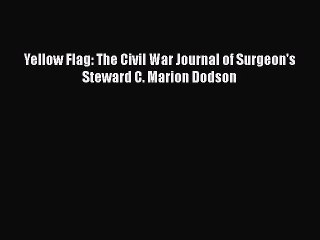 Read Yellow Flag: The Civil War Journal of Surgeon's Steward C. Marion Dodson Ebook Online