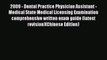 Read 2009 - Dental Practice Physician Assistant - Medical State Medical Licensing Examination