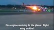 Singapore Airlines Emergency Landing With Fire on Wing at Changi Airport-trendviralvideos