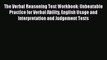 [PDF] The Verbal Reasoning Test Workbook: Unbeatable Practice for Verbal Ability English Usage