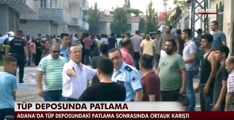 Adana'da tüp deposu patladı