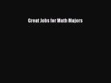[PDF] Great Jobs for Math Majors Download Full Ebook