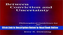 Read Between Conviction and Uncertainty (Suny Series, Alternatives in Psychology)  Ebook Free