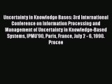 Read Uncertainty in Knowledge Bases: 3rd International Conference on Information Processing