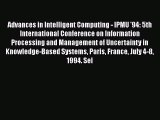 Read Advances in Intelligent Computing - IPMU '94: 5th International Conference on Information