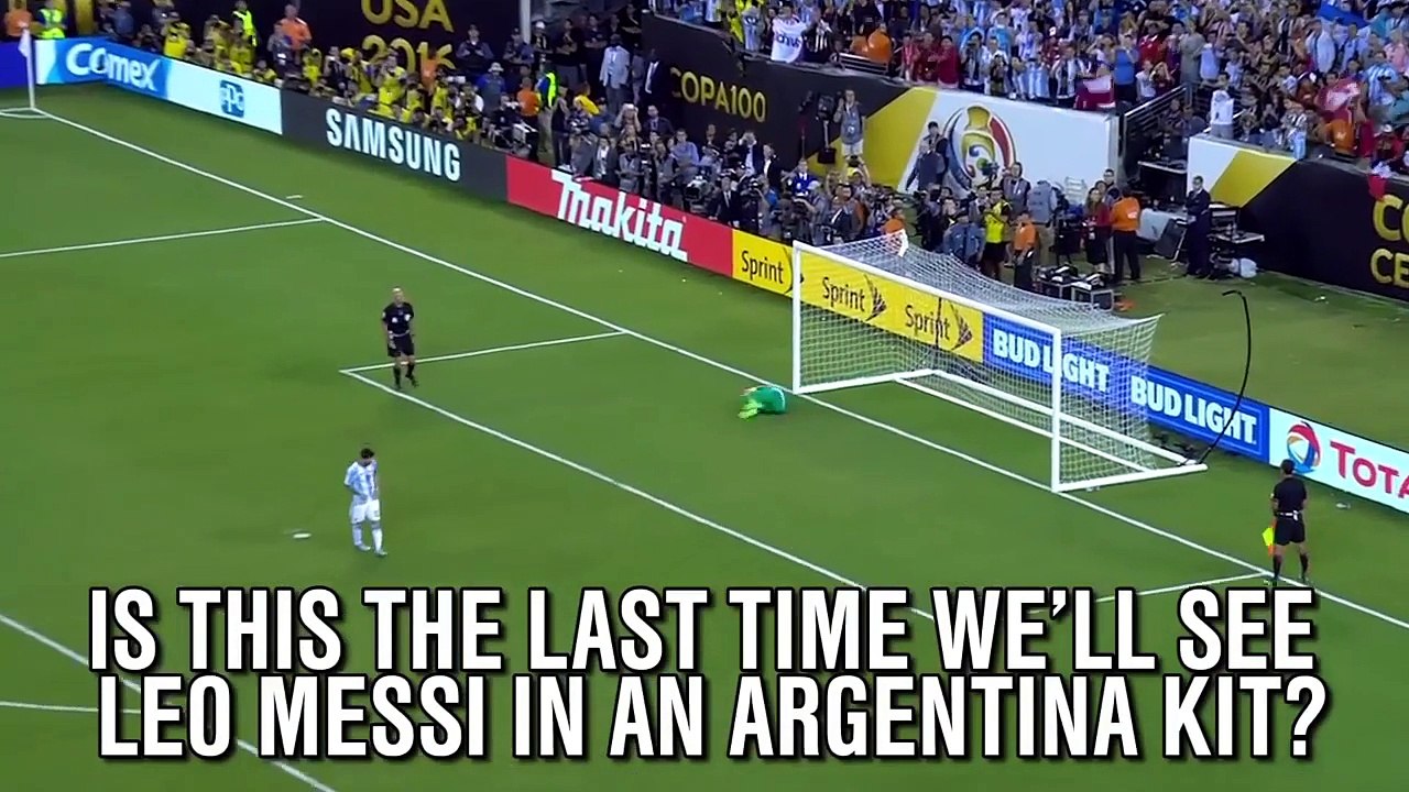 Lionel Messi says he's done playing for Argentina