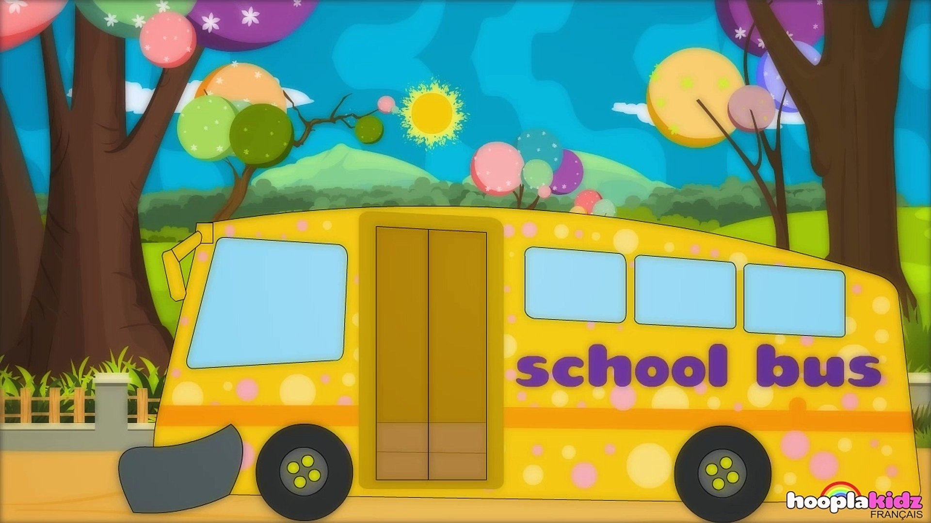 School Bus Song La Chanson De L Autobus De L Ecole Video Dailymotion