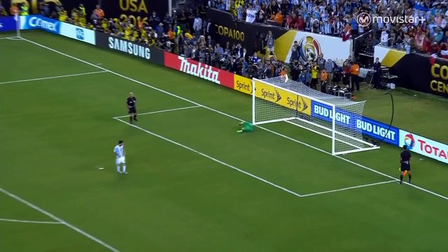 Lionel Messi en larmes après avoir perdu la Copa America