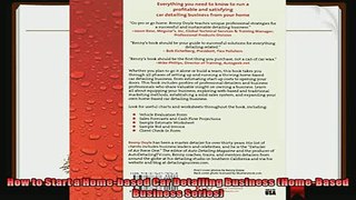 complete  How to Start a Homebased Car Detailing Business HomeBased Business Series