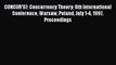 Read CONCUR'97: Concurrency Theory: 8th International Conference Warsaw Poland July 1-4 1997