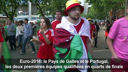 Euro-2016: Pays de Galles et Portugal, 1ers qualifiés en 1/4