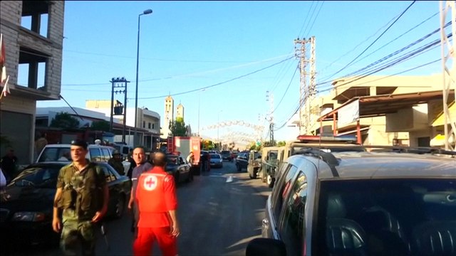 Suicide bombers strike Lebanese village, kill six