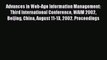 Read Advances in Web-Age Information Management: Third International Conference WAIM 2002 Beijing