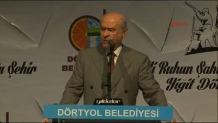 Hatay Devlet Bahçeli Dörtyol'da İftara Katıldı