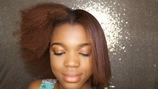 How To| Straightening My Natural Hair
