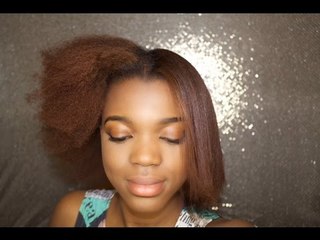 How To| Straightening My Natural Hair