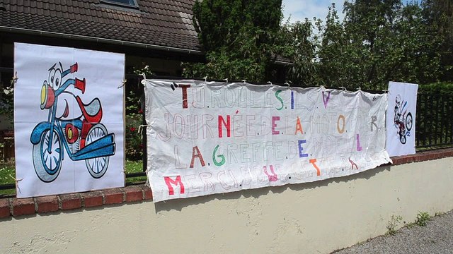 Les motards réunis pour France Greffe de Moelle