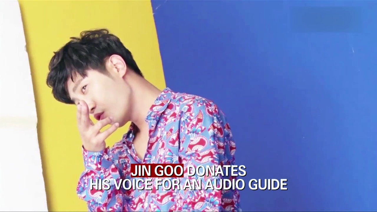 JIN GOO DONATES HIS VOICE FOR AN AUDIO GUIDE