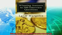 different   Winning Answers to 500 Interview Questions