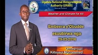 Luganda Weather Forecast  29 03 2016