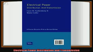 different   Electrical Power Distribution and Transmission