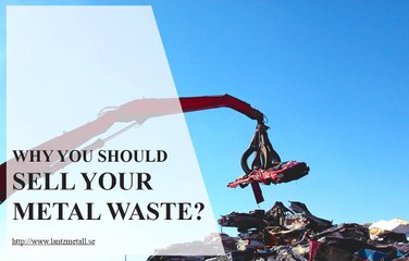 Why companies should sell their metal waste