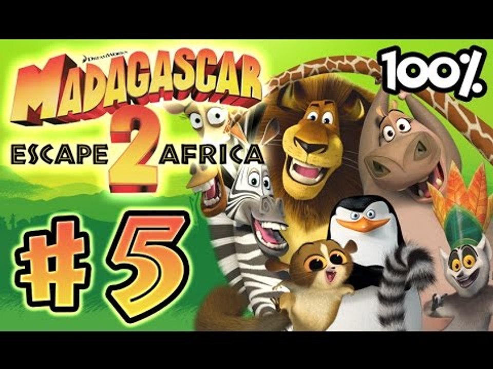 Madagascar Escape 2 Africa Walkthrough Part 5 (X360, PS3, PS2, Wii) 100% Level 5 - Rites of Passage