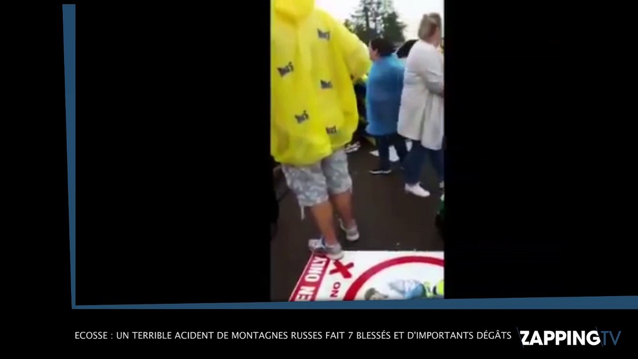 Ecosse : un terrible accident de montagnes russes fait 7 blessés et d'importants dégâts (VIDEO)