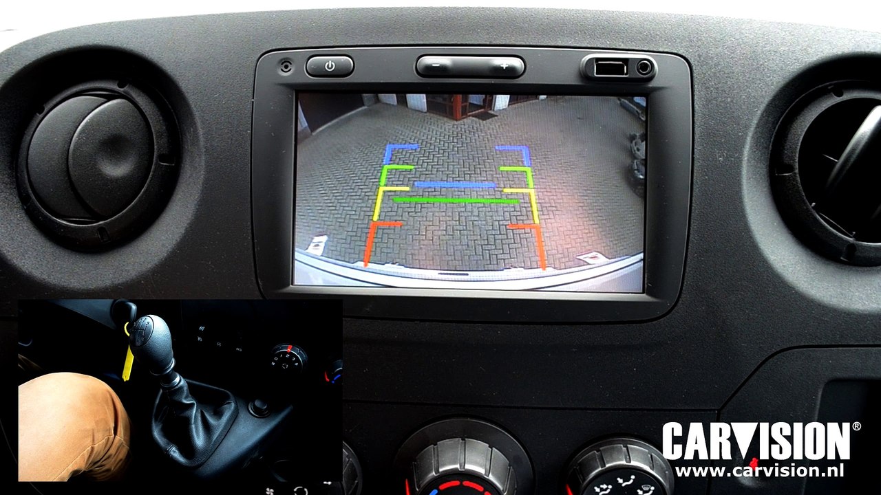CarVision - Achteruitrij camera op een Renault Master met een LG MediaNav systeem