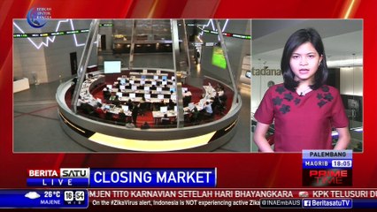 IHSG Ditutup Menguat Tipis