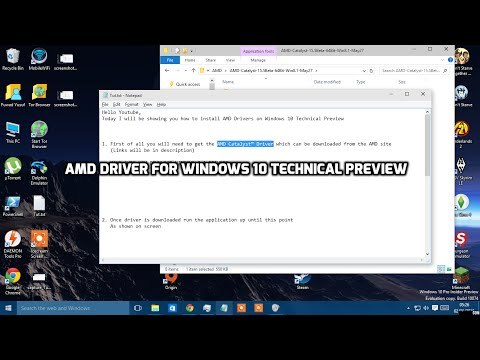 Install/Update AMD Catalyst Driver | Windows 10 (Black Screen Fix)
