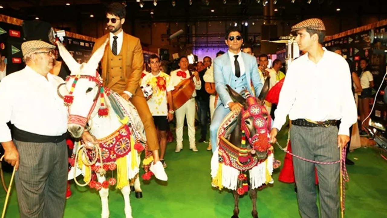 Shahid Kapoor & Farhan Akhtar Ride A DONKEY At IIFA Awards 2016