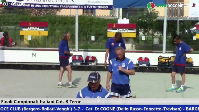 Finale Campionato Italiano a Terne Cat. B e Cat. D - 2016