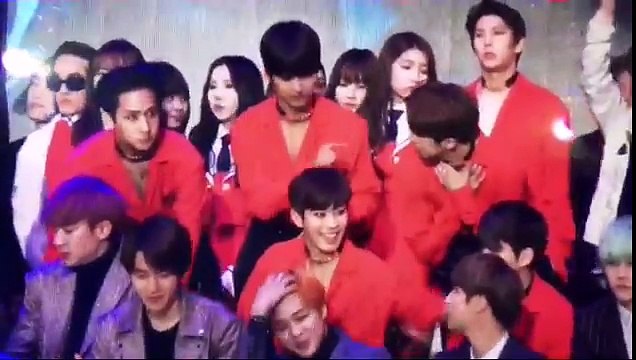 [FANCAM]160217 JIMIN x HYUK (BTS and VIXX MOMENT)