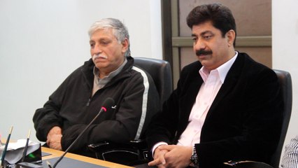 Ejaz Butt in meeting