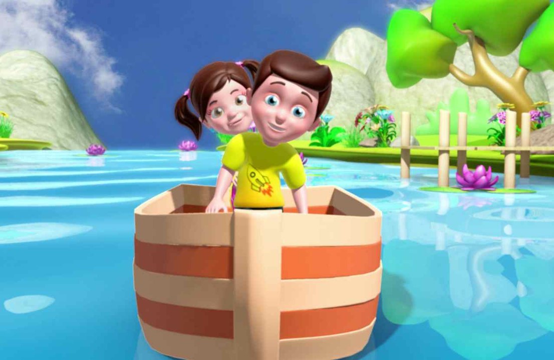 Roo Roo Roo Your Boat -  3D Nursery Rhymes