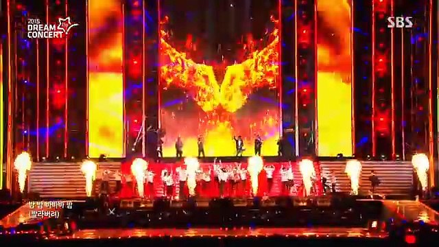 MFBTY ft. LE (EXID) + Suga + Rap Monster (BTS) + Baro (B1A4) - Monster @ SBS 2015 Dream Concert