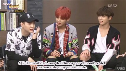 [SUB ESPAÑOL]160524 BTS - @ MV Bank Stardust (Suga y JungKook)