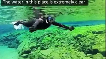 Plonger entre 2 continents : Islande