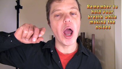 Comment bruiter une goutte d'eau à la bouche ?