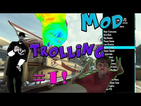 Call of Duty Black Ops 2 Mod Trolling #1 - Rapid fire Snipers