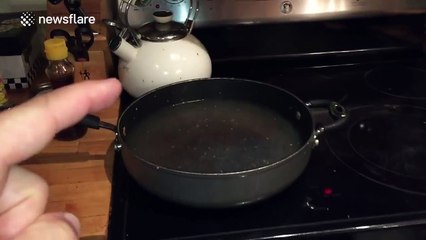 How to create a pulse effect in a frying pan