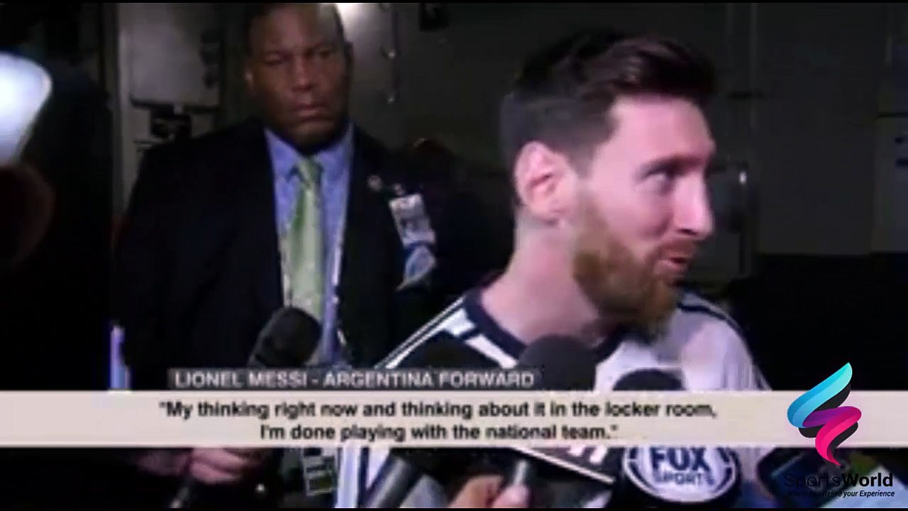 Leo Messi Retires after Copa America 2016 Final