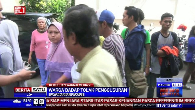 Mediasi Warga Kampung Dadap dan Komnas HAM Ricuh