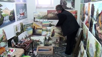 www ereglionder com tr emekli işçi ressam oldu