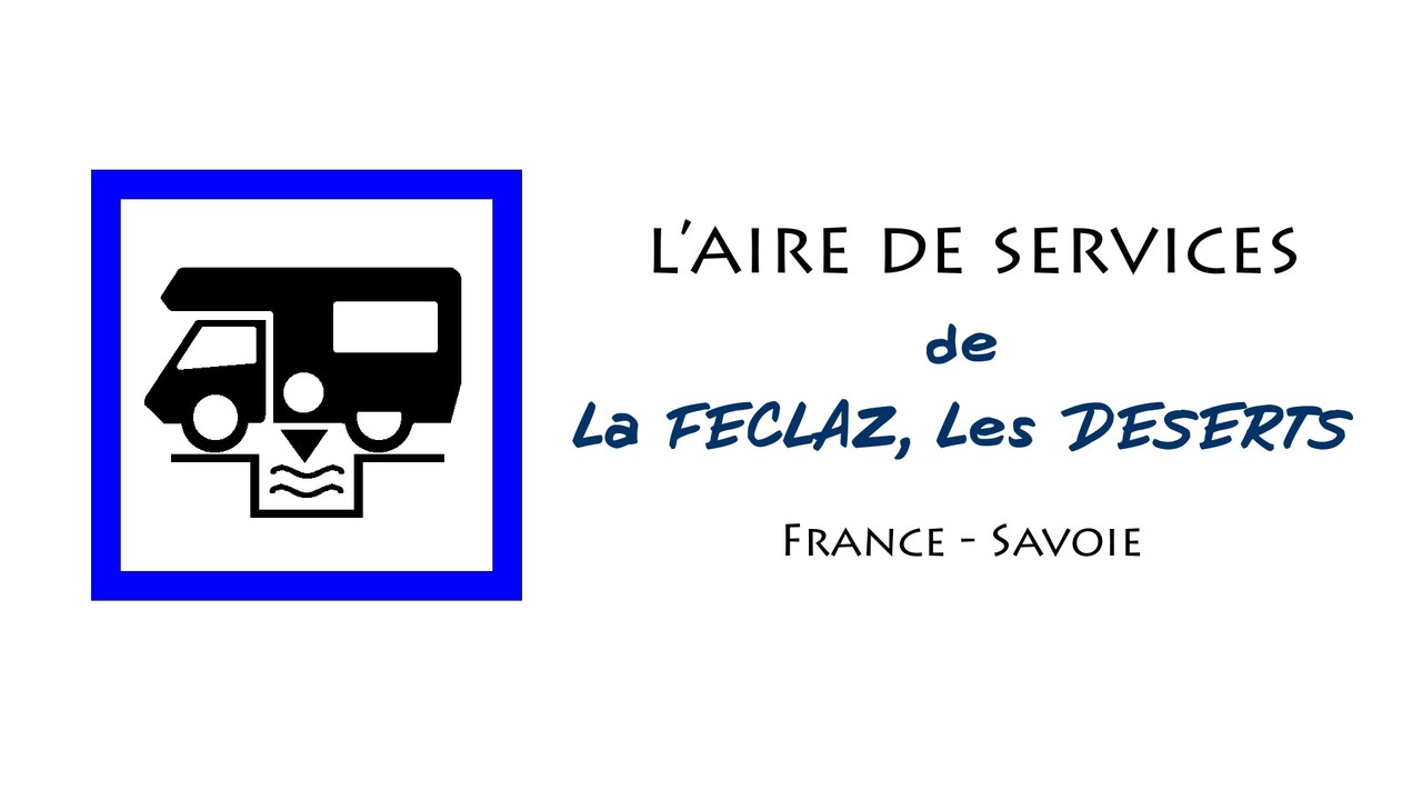 Aire de services pour camping-cars de La Féclaz, Les Déserts en Savoie (France)