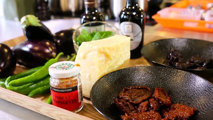 Recette de Tartare d'aubergines et tomates confites et son œuf coulant croustillant